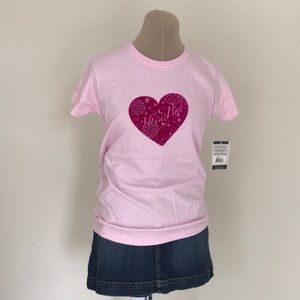 NWT New Balance Small I Wear Pink T-Shirt